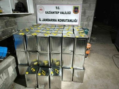 Gaziantep’te 500 bin TL değerinde sahte zeytinyağı ele geçirildi: 1 gözaltı
