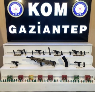 Gaziantep’te 7 adet kaçak silah ele geçirildi: 1 şahıs tutuklandı
