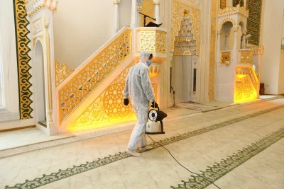 Gaziantep&rsquo;te Camiler Ramazan&rsquo;a G&uuml;l Suyuyla Hazırlanıyor