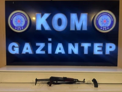 Gaziantep’te Derin İz Operasyonu: Kalaşnikof Yakalandı!