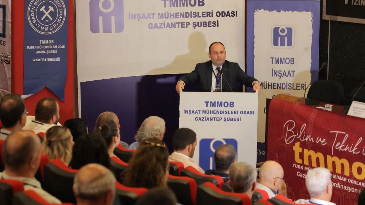 Gaziantep’te dev kurultay! Mimar, Mühendis ve Şehir Plancıları ses yükselttiler…