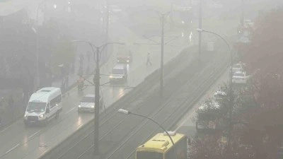 Gaziantep&rsquo;te etkili olan sis g&ouml;r&uuml;ş mesafesini d&uuml;ş&uuml;rd&uuml;