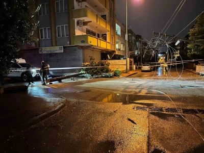 Gaziantep&rsquo;te fırtına mesaisi
