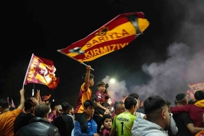 Gaziantep&rsquo;te Galatasaray&rsquo;ın 26. şampiyonluğu kutlandı
