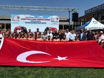 Gaziantep’te geleneksel aşırtmalı aba güreşleri heyecanı başladı