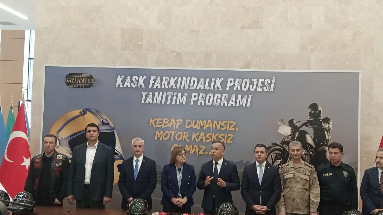 Gaziantep’te güvenlik odaklı proje: &quot;Kebap Dumansız, Motor Kasksız Olmaz&quot; projesi başladı!