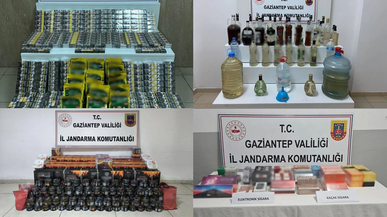 Gaziantep’te Kaçakçılara Büyük Darbe: 1 Milyon TL’lik Ürün Ele Geçirildi