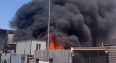 Gaziantep'te korkutan iş yeri yangını
