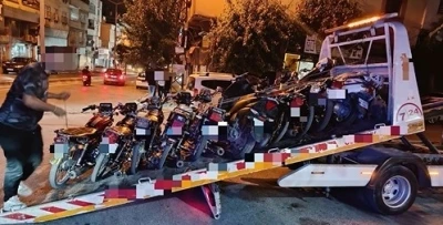 Gaziantep&rsquo;te motosiklet denetimi: 208 s&uuml;r&uuml;c&uuml;ye 3 milyon 907 bin lira ceza
