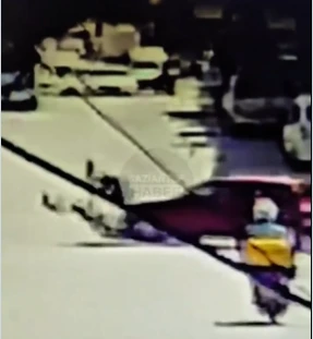 Gaziantep&rsquo;te Otomobilin &Ccedil;arptığı Motosiklet Alev Aldı