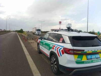 Gaziantep’te otoyolda kural ihlali yapan 2 bin 46 araca ceza