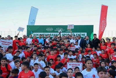 Gaziantep'te "Sokaktan Sahaya Spor Ş&ouml;leni" Başladı