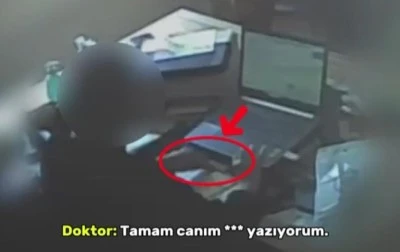 Gaziantep'te şok görüntüler: Doktorun para karşılığı sahte rapor pazarlığı saniye saniye kamerada