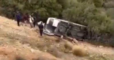 Gaziantep’te tarım işçilerini taşıyan minibüs şarampole uçtu: 1 ölü, 3 ağır yaralı
