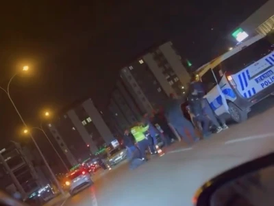 Gaziantep’te trafik cezasına tepki gösteren şahıslardan polise mukavemet
