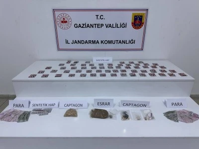 Gaziantep&rsquo;te Uyuşturucu Tacirlerine Jandarma Operasyonu 11 Tutuklama