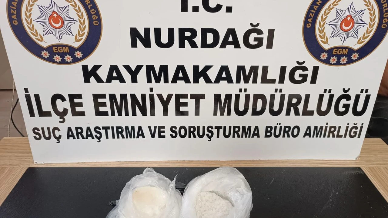 Gaziantep'te Yasaklı Madde Operasyonu