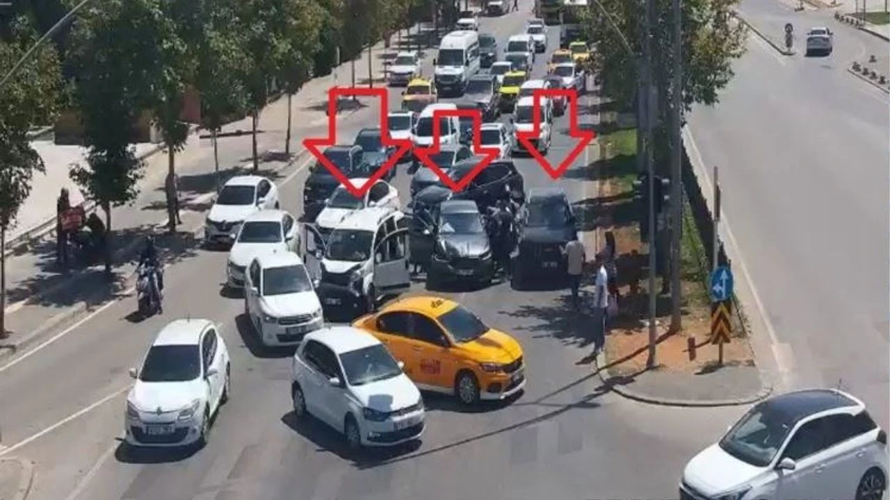 Gaziantep’te zincirleme kaza!  Yaralılar var!