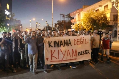 Gaziantepliler Gazze için yürüdü
