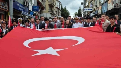 Gaziler Günü kutlaması sağanak nedeniyle gecikmeli yapıldı
