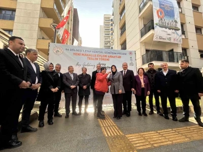 Gaziosmanpaşa&rsquo;daki Yeni Mahalle Evleri Konutları sahiplerine teslim edildi
