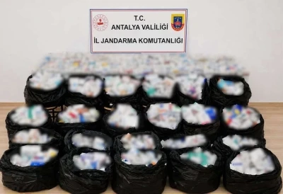 Gazipaşa&rsquo;da 164 bin adet sentetik hap ele ge&ccedil;irildi
