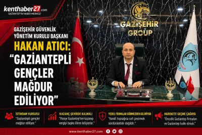 Gazişehir G&uuml;venlik Başkanı Hakan Atıcı&rsquo;dan Yerel İstihdam &Ccedil;ağrısı