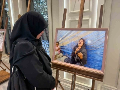 ’Gazze Fotoğraf Sergisi’ duygusal anlara sahne oldu
