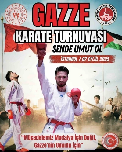 Gazze için karate turnuvası düzenlenecek

