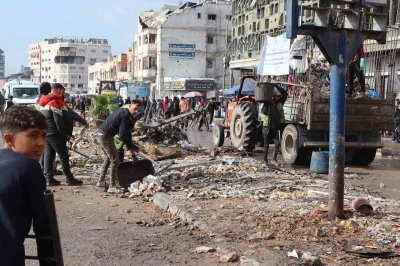 Gazzeliler &quot;Yeniden İnşa Edeceğiz&quot; kampanyası başlattı
