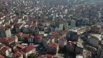 Gebzelilerin diken üstünde olduğu riskli bölge havadan görüntülendi
