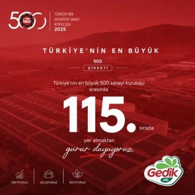 Gedik Pili&ccedil; devler liginde 115. sırada yer aldı
