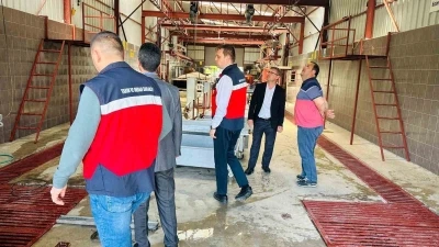 Gediz&rsquo;de ge&ccedil;ici kurban kesim yerlerinde denetim
