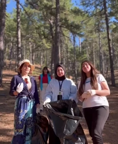 Gediz’de Gençlik Kampı’nda çevre farkındalığı etkinliği
