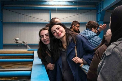 Geleceğin doktorlarına su ve atık su y&ouml;netimi yerinde anlatıldı
