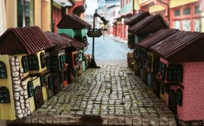 Geleneksel Akşehir evleri minyat&uuml;r olarak &uuml;retiliyor
