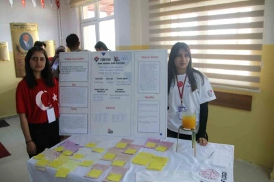 Gen&ccedil;lerin bilimsel projeleri g&ouml;r&uuml;c&uuml;ye &ccedil;ıktı
