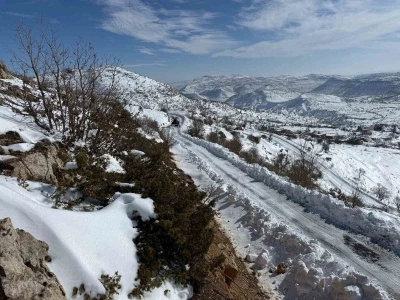 Gerc&uuml;ş&rsquo;te 58 k&ouml;y yolu ulaşıma a&ccedil;ıldı

