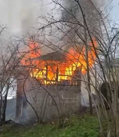Giresun&rsquo;da k&ouml;y evinde &ccedil;ıkan yangında bir kişi hayatını kaybetti
