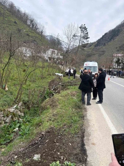 Giresun&rsquo;da trafik kazası: 1 &ouml;l&uuml;
