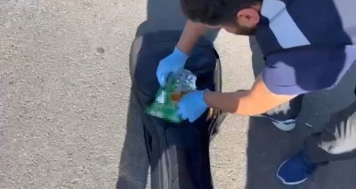 Gitar çantasındaki cips paketinden uyuşturucu çıktı
