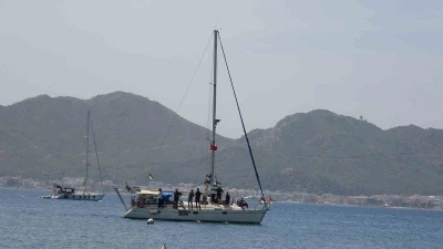 Global Sumud filosu Marmaris&rsquo;ten Gazze&rsquo;ye doğru yola &ccedil;ıkıyor
