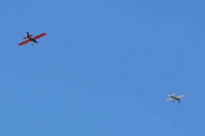 Gökçeada’da TEKNOFEST’in 3’üncü gününde İHA’lar gökyüzünde kıyasıya mücadele etti
