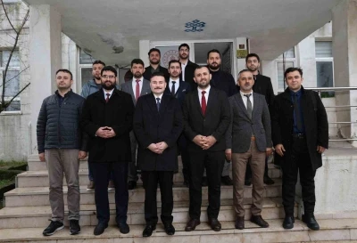 G&ouml;k&ccedil;eada Kaymakamı m&uuml;ft&uuml;l&uuml;k personeliyle bir araya geldi
