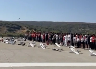 Gökçeada TEKNOFEST’te sıra ’Savaşan İHA Yıldızlar Yarışması’nda
