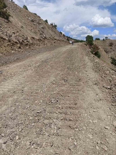 G&ouml;kdere-Beyhan sahil yolunda &ccedil;alışmalar başladı
