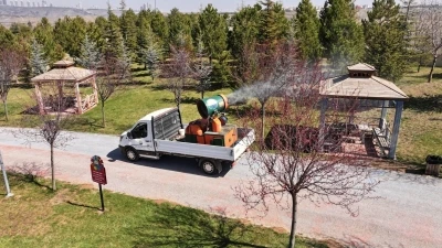 G&ouml;lbaşı Belediyesi&rsquo;nden sivrisinek ve haşerelerle 12 ay kesintisiz m&uuml;cadele
