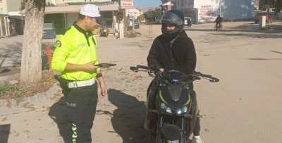 Gölbaşı’nda motosiklet denetimi devam ediyor