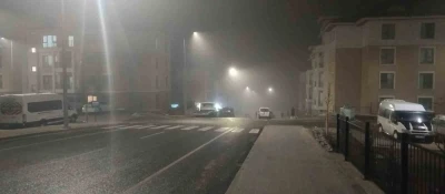 G&ouml;lbaşı&rsquo;nda yoğun sis etkili oldu
