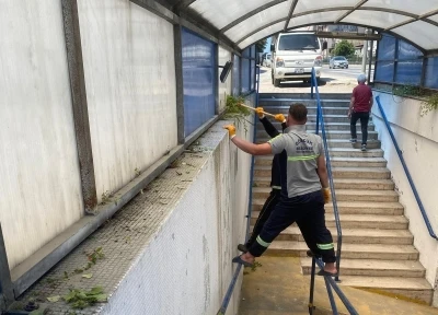 G&ouml;lc&uuml;k&rsquo;te bayram &ouml;ncesi temizlik &ccedil;alışması
